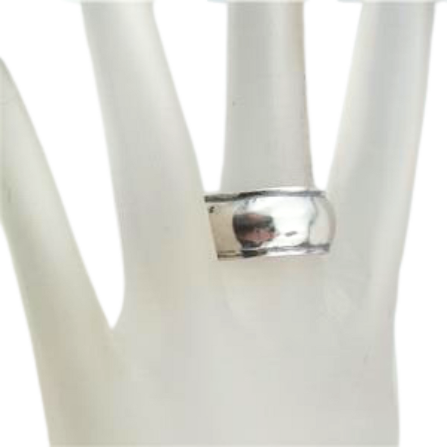 Solid silver ring with genuine natural pearls, Israeli jewelry, Israeli design, wide ring, men ring, unisex ring, pearl ring