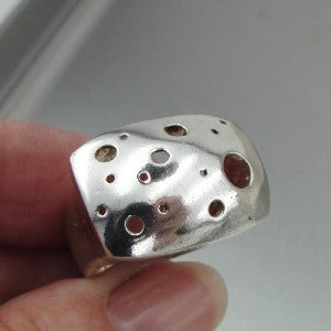Hadar Designers Handmade 925 Sterling Silver Ring (H)