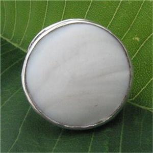Hadar Designers Motger of Pearl MOP Ring Chunky Ring Gift for Israeli Women