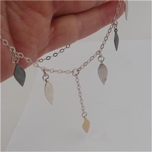 Hadar Jewelry Handmade 925 Sterling Silver 14k Gold Fil Necklace