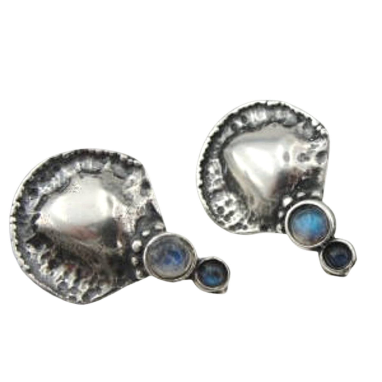 Sterling Silver Labradorite Stud Earrings
