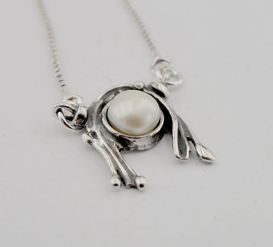 Sterling silver Pendant with freshwater Pearl