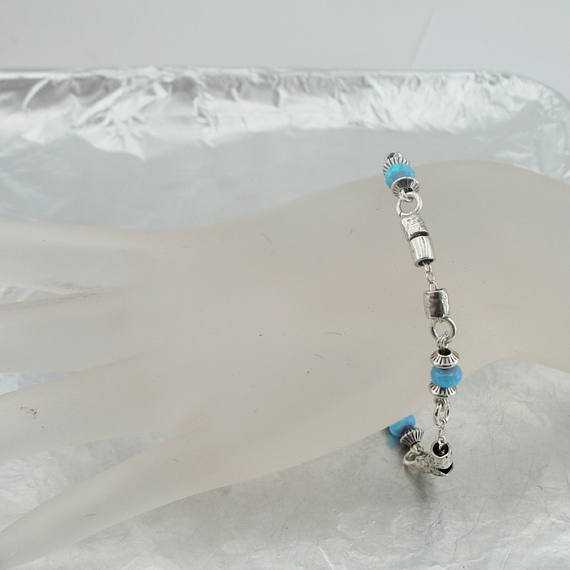 Sterling silver & Blue Stone Bracelet
