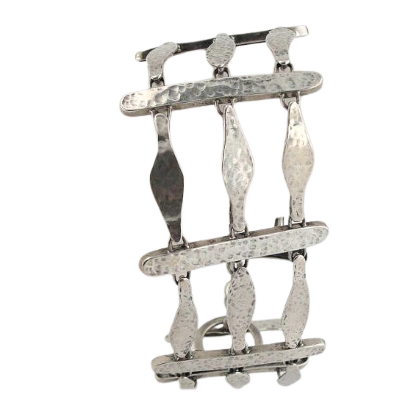 Handmade sterling Silver Rope Ladder shape Bracelet (b30221)