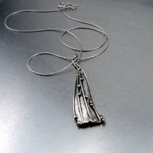 Hadar Designers Israel Artist Unique Handmade 925 Sterling Silver Pendant (H