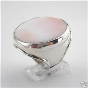 Hadar Designers Motger of Pearl MOP Ring Chunky Ring Gift for Israeli Women