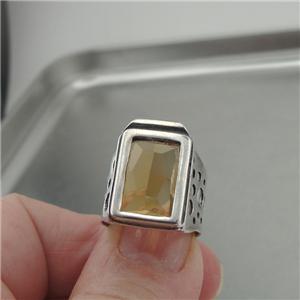 Hadar Designer Handmade 925 Sterling Silver Champagne Ring size
