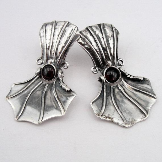 Hadar Jewelry Medusa earrings sterling silver 925