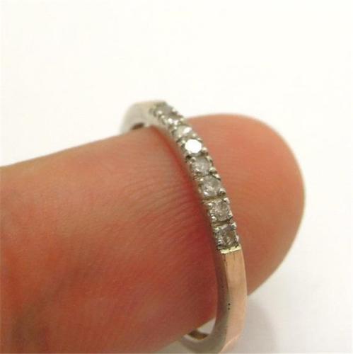 Hadar Designers Handmade Delicate 9k Gold Old Cut Diamond Ring Israeli Engagement Ring Simple Wedding Ring