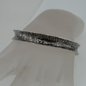 Hadar Designers Israel Hand Made Wild Art Sterling Silver Bracelet (H)