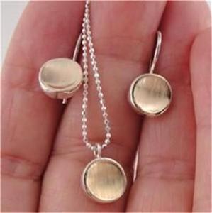 Solid 14k Gold Pendant Fine Israeli Jewelry Unisex Pendant Valentine's Gift for Her