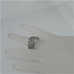 Handmade Filigree 925 Sterling Silver Zircon Ring  (Y)