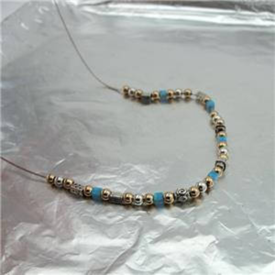 Hadar Jewelry Handmade 14K Gold Fil 925 Sterling Silver Opal Necklace (L)