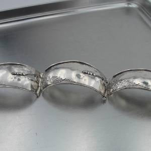 Wide Wrist 925 Sterling Silver Bracelet