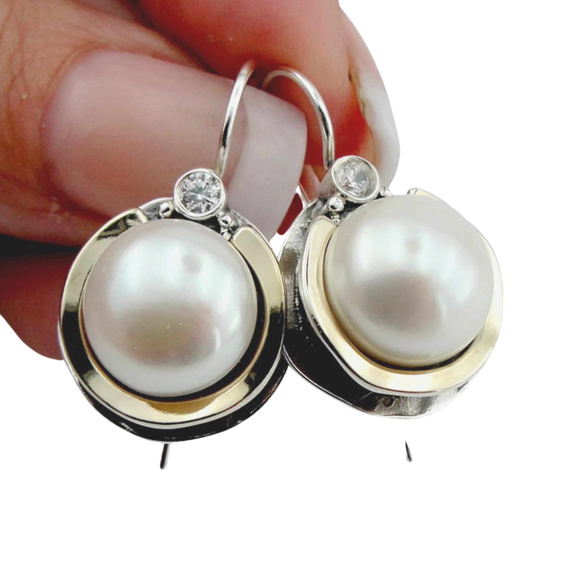 Buy Long Pearl Dangle Earrings, Big Pearl Earrings-Great for Brides or  Bridesmaids Online at desertcartINDIA