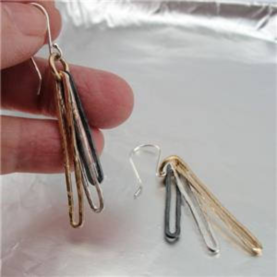 Hadar Jewelry 24k Gold Plated Sterling 925 Silver Dangle Earrings (L) Y