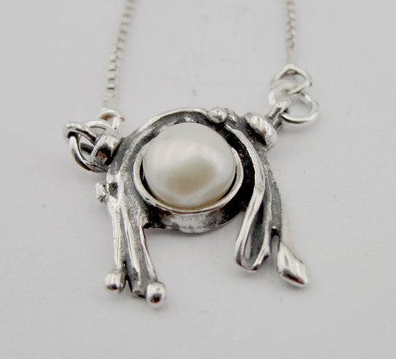 Sterling silver Pendant with freshwater Pearl