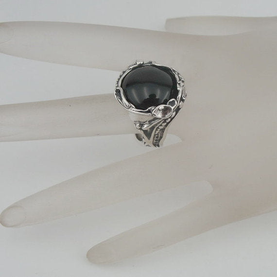 Sterling Silver Onyx Ring