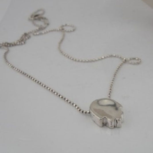 New Israel Handmade Charming 925 sterling Silver Hamsa Pendant (I n)Y SALE